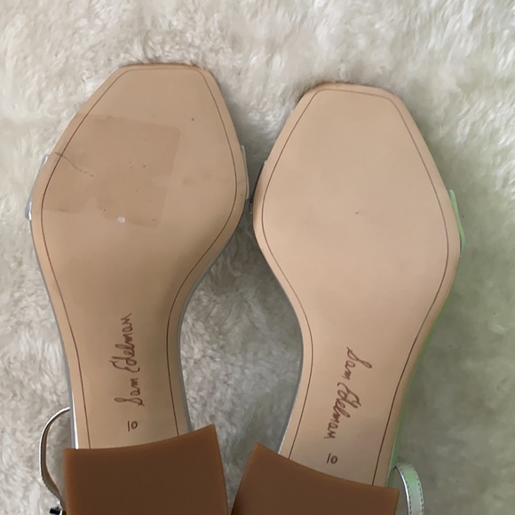 Sam Edelman daniella silver ankle strap sandals - Picture 7 of 8